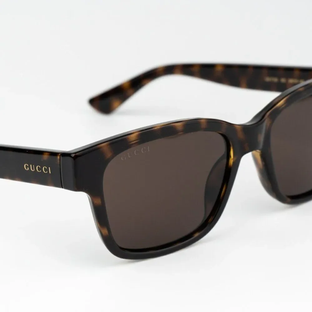 SALE! NEW Gucci GG1716S 002 Havana Brown Square Unisex Sunglasses
